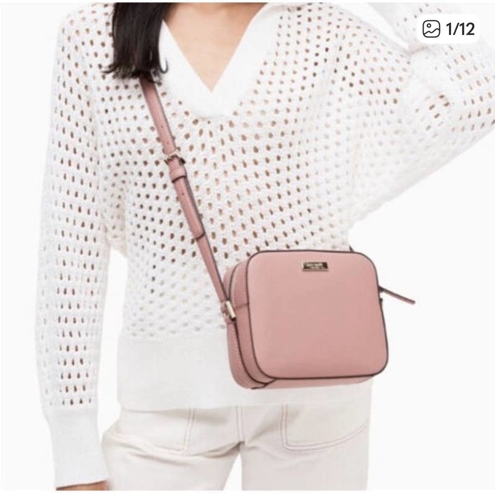 NEW Kate Spade NY Dusty Peony Pink Newbury Lane Cammie Crossbody Bag Purse